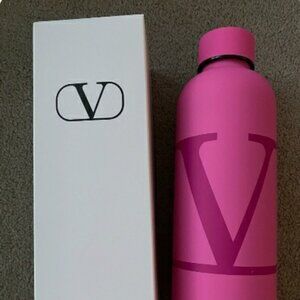 Brand New Valentino  Water Bottle with V Logo